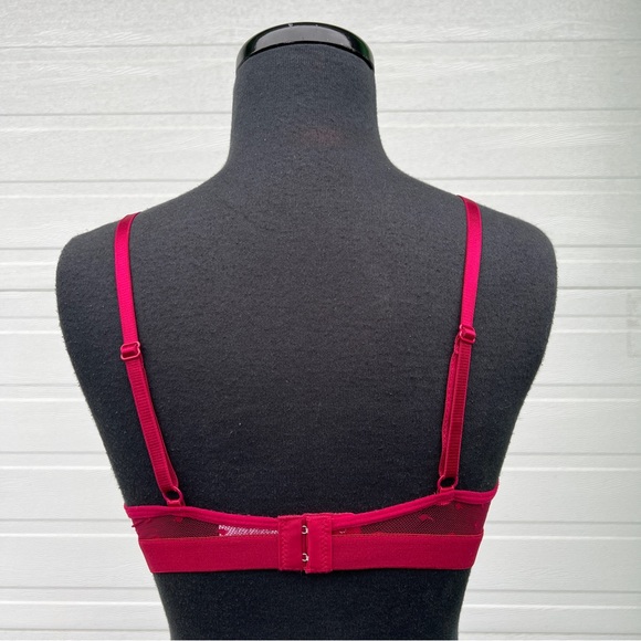 Knotty Knickers The Blushing Rose Sheer Polkadot Bralette, M - Picture 5 of 12